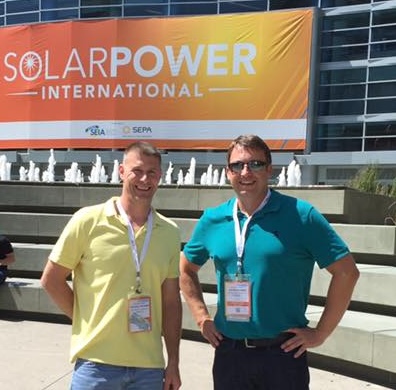 Dave and Mike at a Solar Show